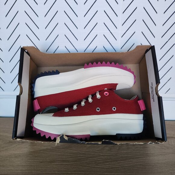❤️Converse Run Star Hike Platform Color Pop Sz 7.5 Men Shoes Sneaker Red A14272C - Picture 8 of 8